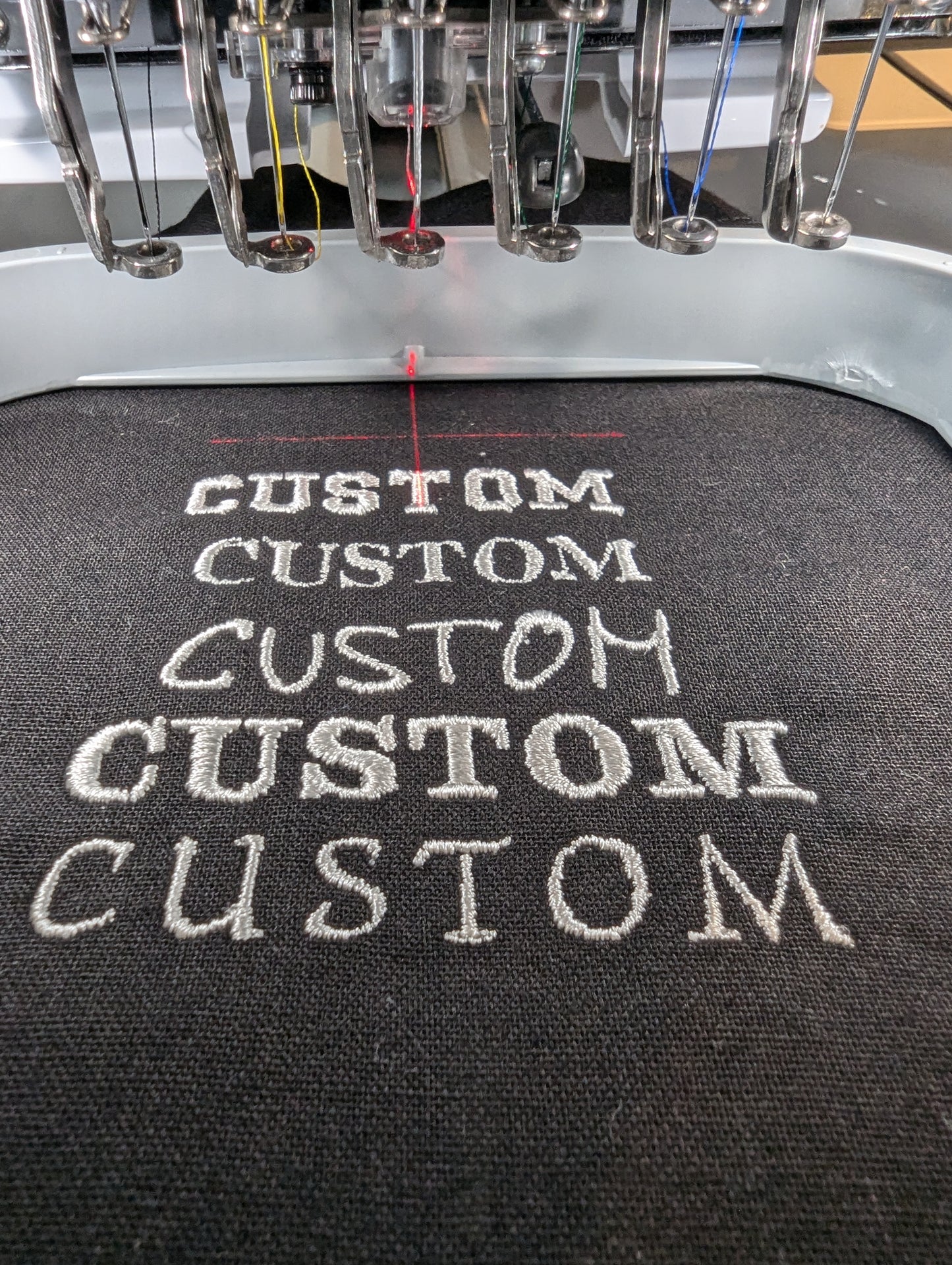 Personalised Embroidered Sweatshirt with Custom Text