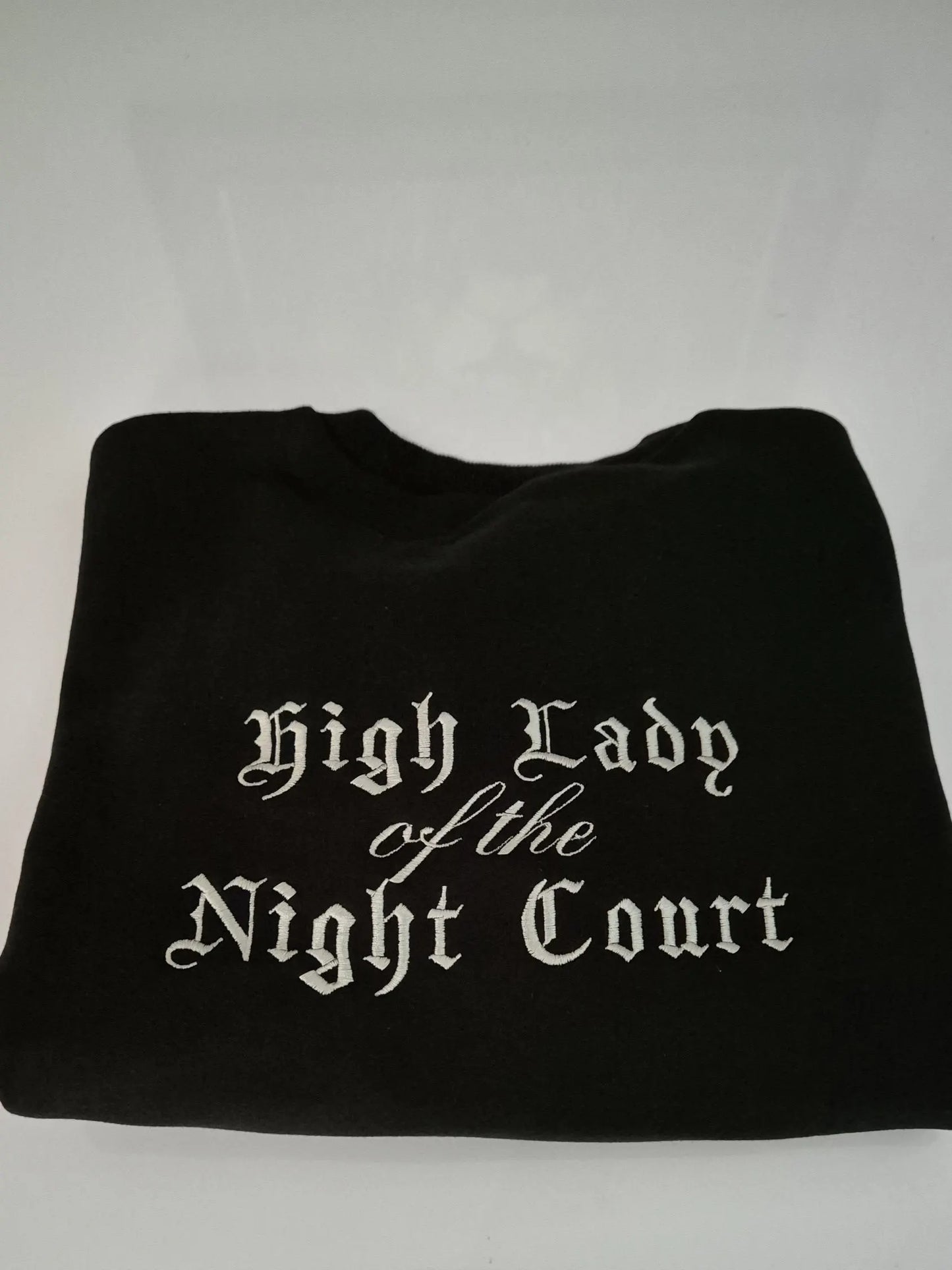 High Lady of the Night Court Embroidered Sweatshirt