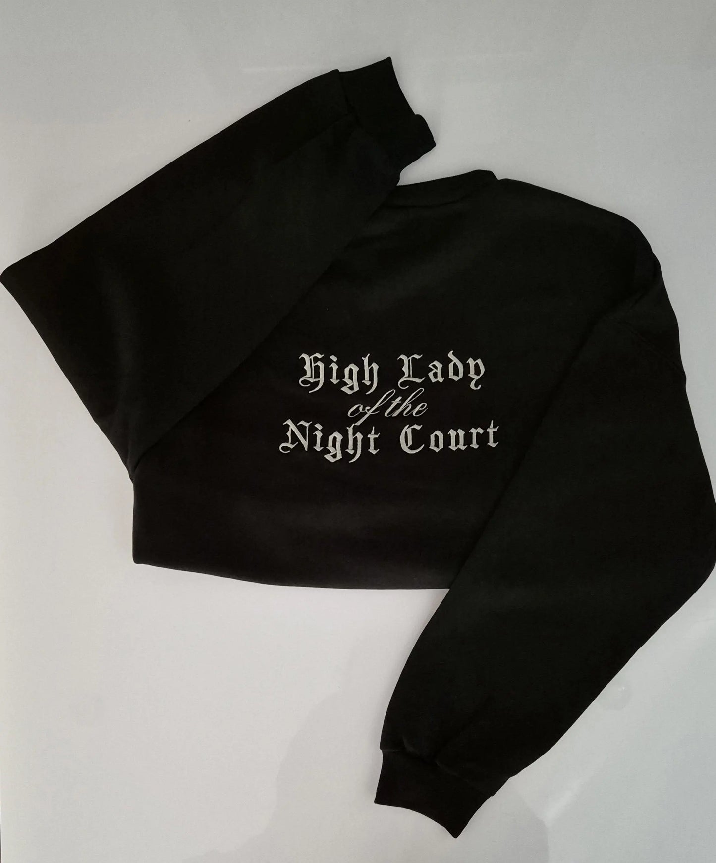 High Lady of the Night Court Embroidered Sweatshirt