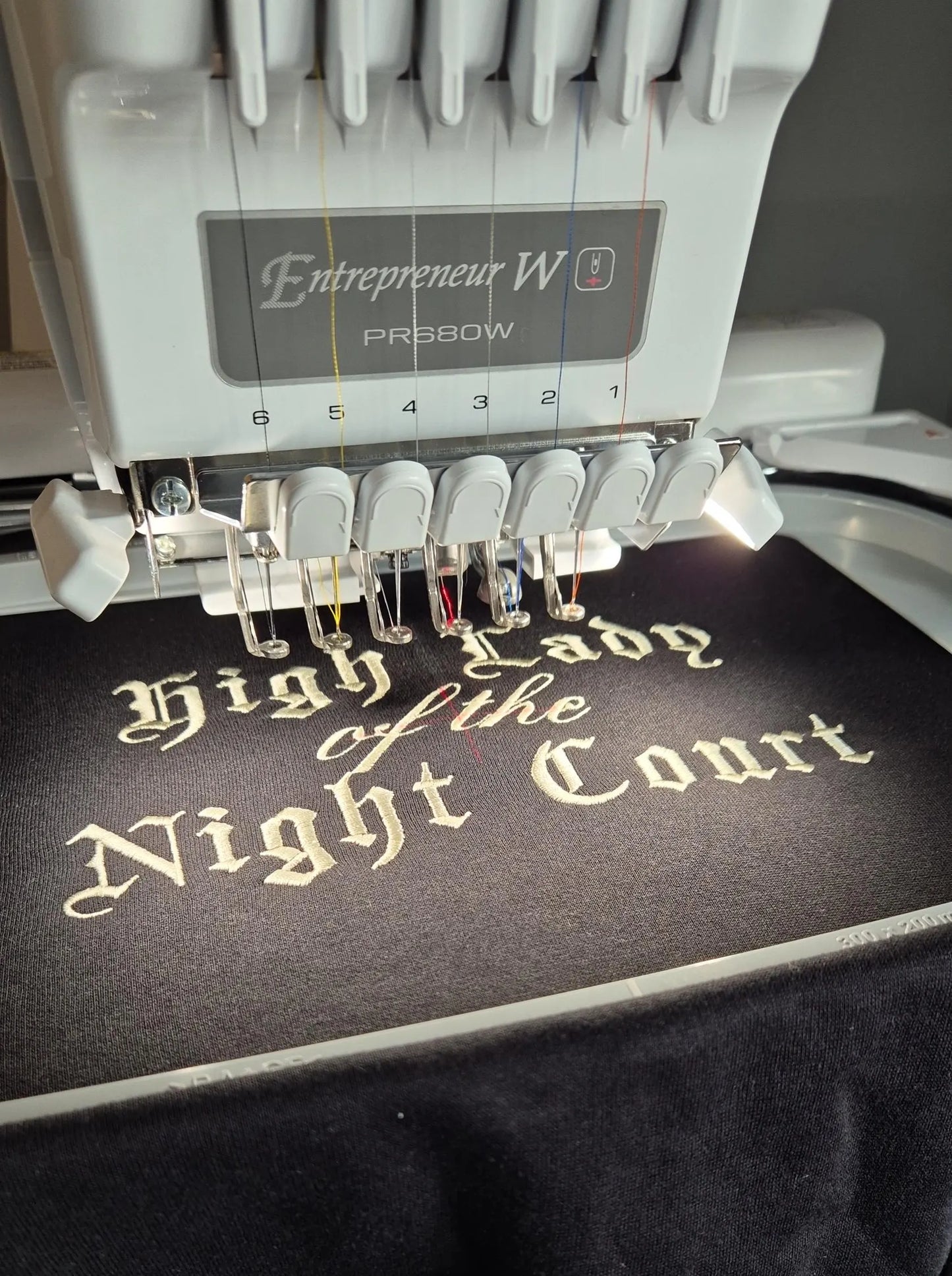 High Lady of the Night Court Embroidered Sweatshirt