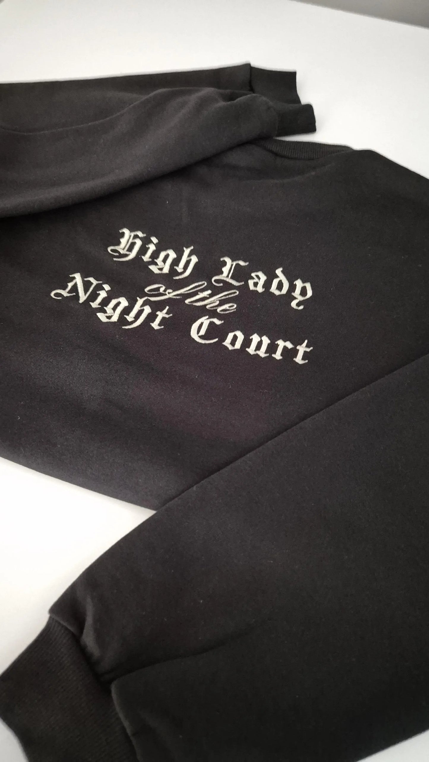 High Lady of the Night Court Embroidered Sweatshirt