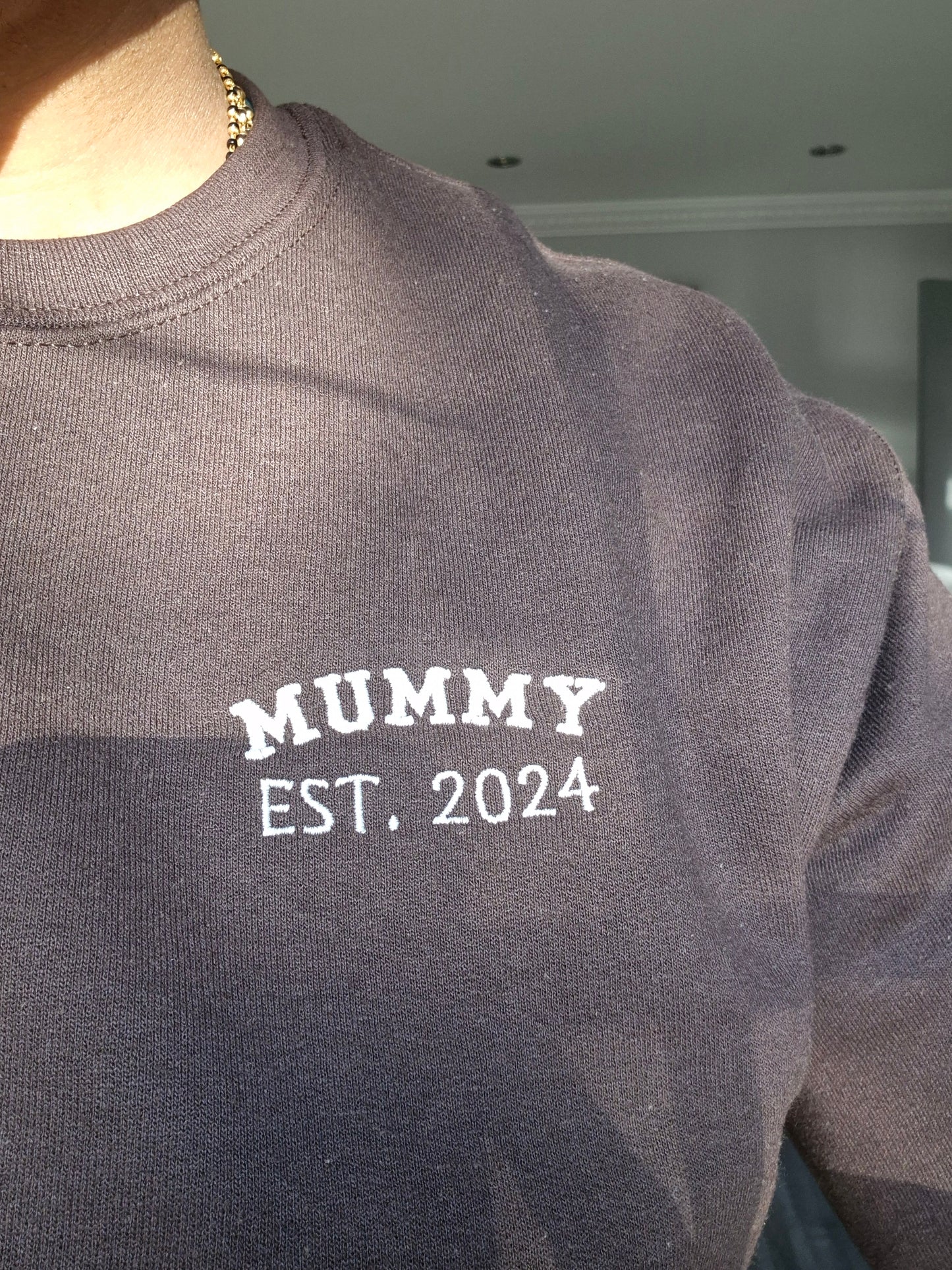 Mummy / Mama / Mum Custom Embroidered Sweatshirt